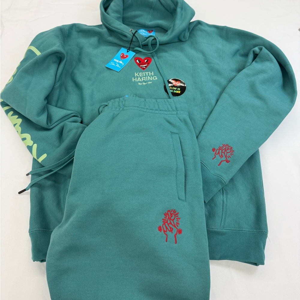 Keith Haring Hoodie and Jogger Set from Shoe Palace